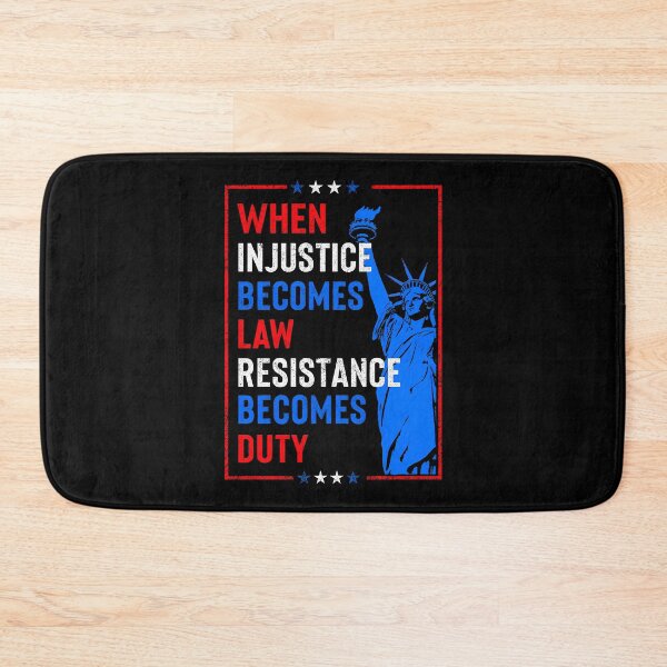 Item preview, When Injustice Becomes Law Resistance Becomes Duty: No Kings designed and sold by RenettaFunky.