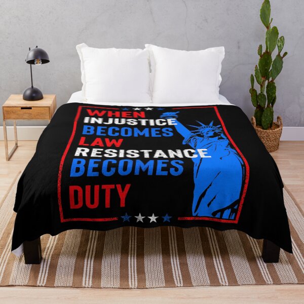 Item preview, When Injustice Becomes Law Resistance Becomes Duty: No Kings designed and sold by RenettaFunky.