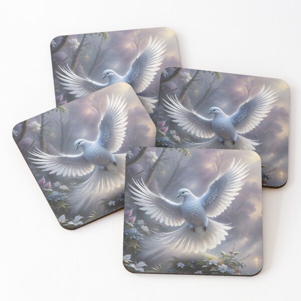 Item preview, Light Descends – The Dove of Peace designed and sold by Buttonquill.