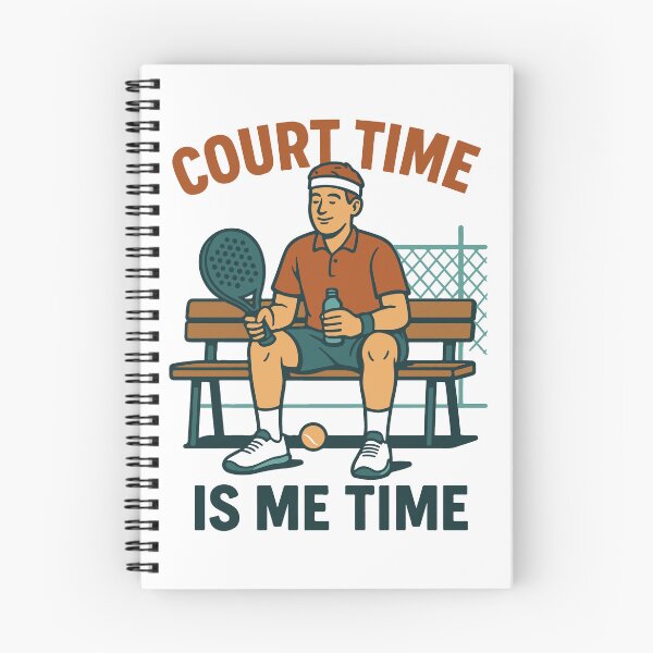 Item preview, Court Time Is Me Time Padel Tennis Play designed and sold by LuminOrb.