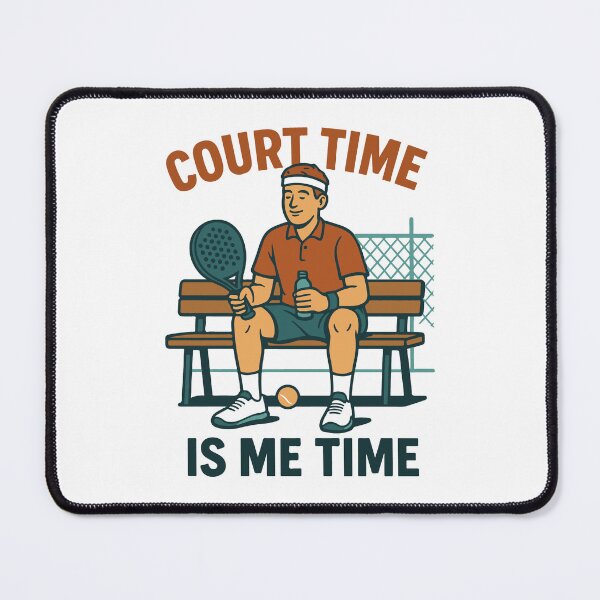 Item preview, Court Time Is Me Time Padel Tennis Play designed and sold by LuminOrb.