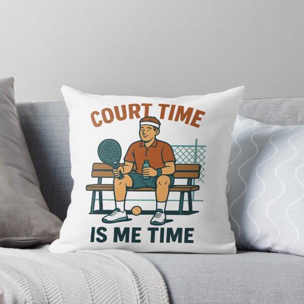 Item preview, Court Time Is Me Time Padel Tennis Play designed and sold by LuminOrb.