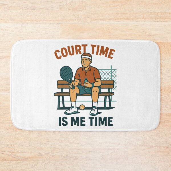 Item preview, Court Time Is Me Time Padel Tennis Play designed and sold by LuminOrb.