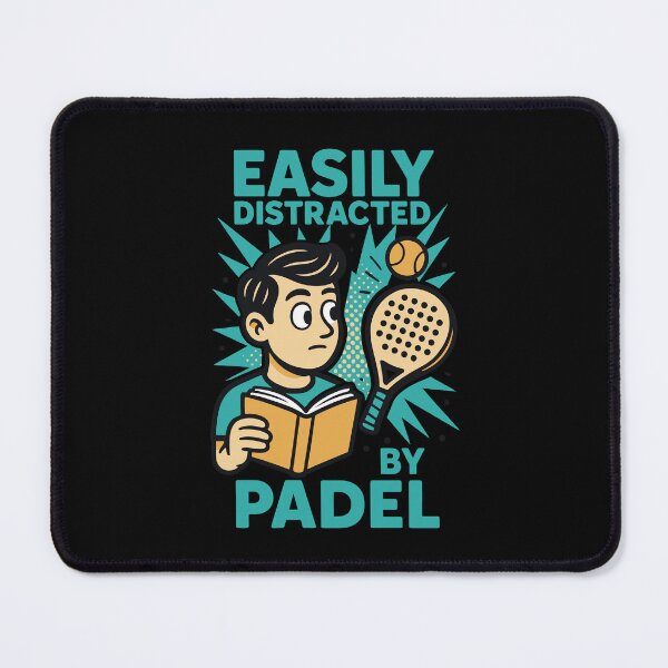 Item preview, Easily Distracted By Padel Funny Sport designed and sold by LuminOrb.