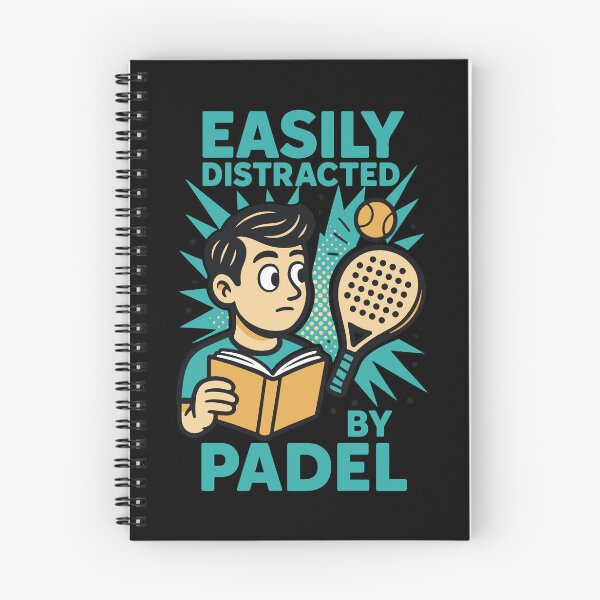 Item preview, Easily Distracted By Padel Funny Sport designed and sold by LuminOrb.