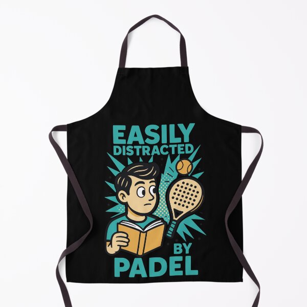 Item preview, Easily Distracted By Padel Funny Sport designed and sold by LuminOrb.