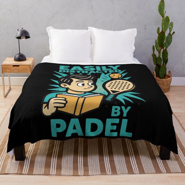 Item preview, Easily Distracted By Padel Funny Sport designed and sold by LuminOrb.