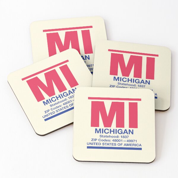 Item preview, Michigan,MI, United States of America designed and sold by CharlottePlaceArt.