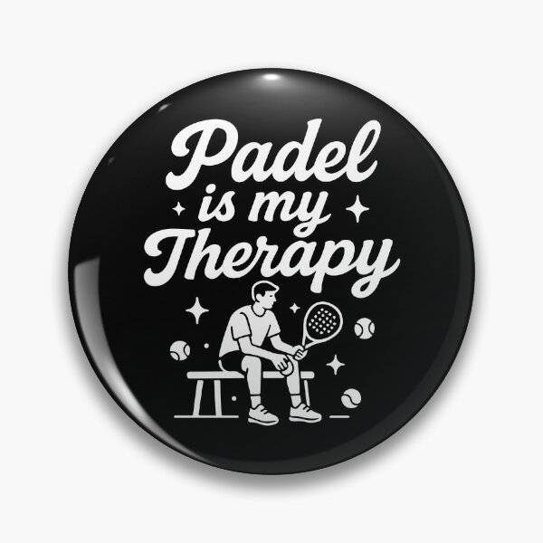 Artikelvorschau, Padel ist meine Therapie Lustiges Sportdesign entworfen und verkauft von LuminOrb.