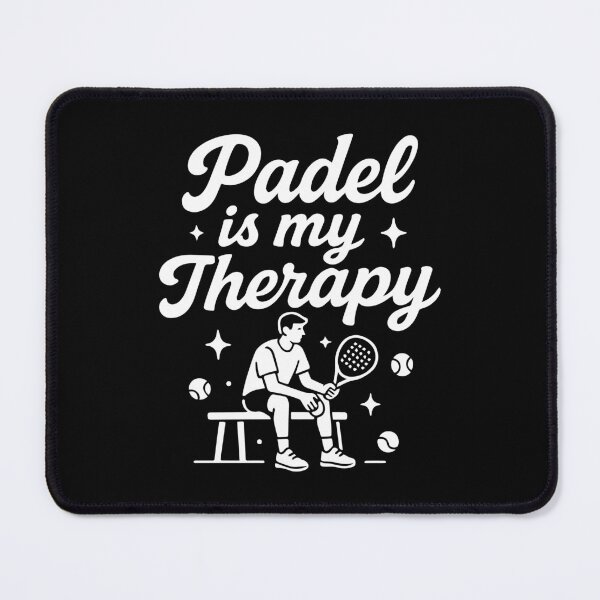 Item preview, Padel Is My Therapy Funny Sport Design designed and sold by LuminOrb.
