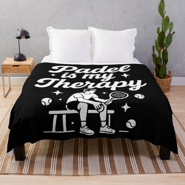 Item preview, Padel Is My Therapy Funny Sport Design designed and sold by LuminOrb.