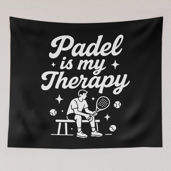 Item preview, Padel Is My Therapy Funny Sport Design designed and sold by LuminOrb.