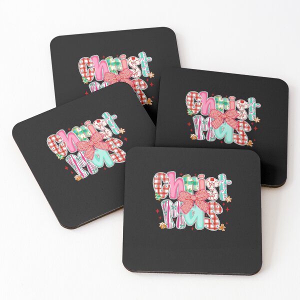 Item preview, Patchwork Merry Christmas With Red Bow designed and sold by MOHITSALVI.
