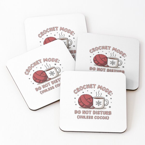 Item preview, Funny Crochet Mode Unless Cocoa Quote designed and sold by smilesupplyco..