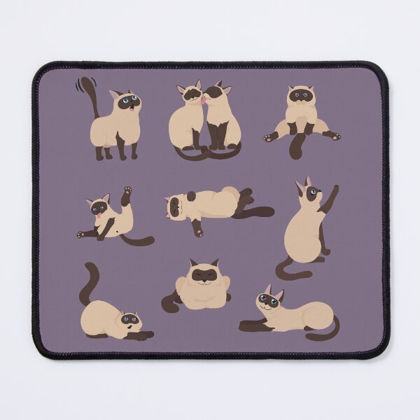 Item preview, Siamese Cat Sticker Pack designed and sold by zibziby.