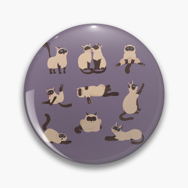 Item preview, Siamese Cat Sticker Pack designed and sold by zibziby.