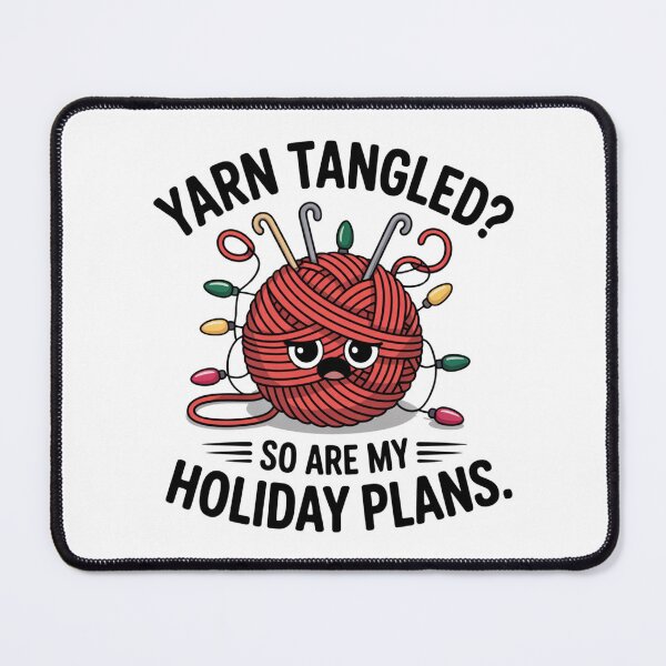 Item preview, Funny Tangled Yarn Holiday Crochet Design designed and sold by smilesupplyco..