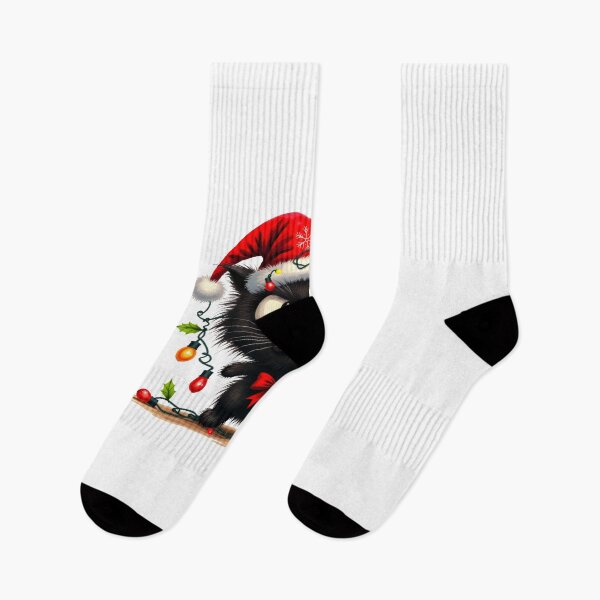 Artikelvorschau, Wütende schwarze Katze Weihnachtsschmuck Lustiges Katzendesign entworfen und verkauft von MOHITSALVI.