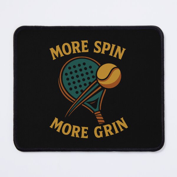 Item preview, More Spin More Grin Padel Tennis Paddle designed and sold by LuminOrb.