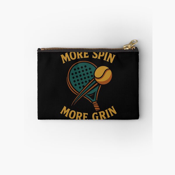 Item preview, More Spin More Grin Padel Tennis Paddle designed and sold by LuminOrb.