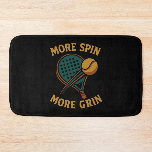 Item preview, More Spin More Grin Padel Tennis Paddle designed and sold by LuminOrb.