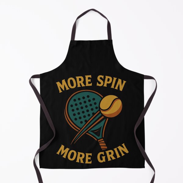 Item preview, More Spin More Grin Padel Tennis Paddle designed and sold by LuminOrb.