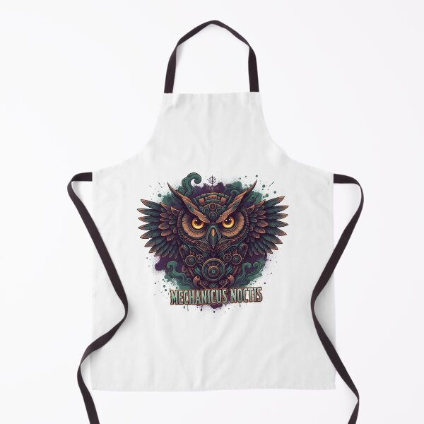Item preview, Mechanicus Noctis Steampunk Owl with Gears and Clockwork Design designed and sold by NewYorkColours.