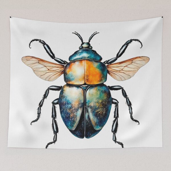 Item preview, Vintage Entomology Beetle Art designed and sold by LanaGustavsson.