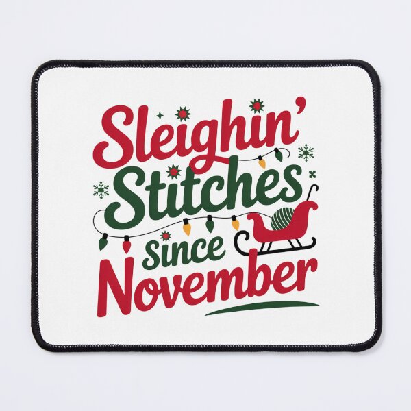 Item preview, Christmas Crafting Sleighin' Stitches Since November designed and sold by smilesupplyco..