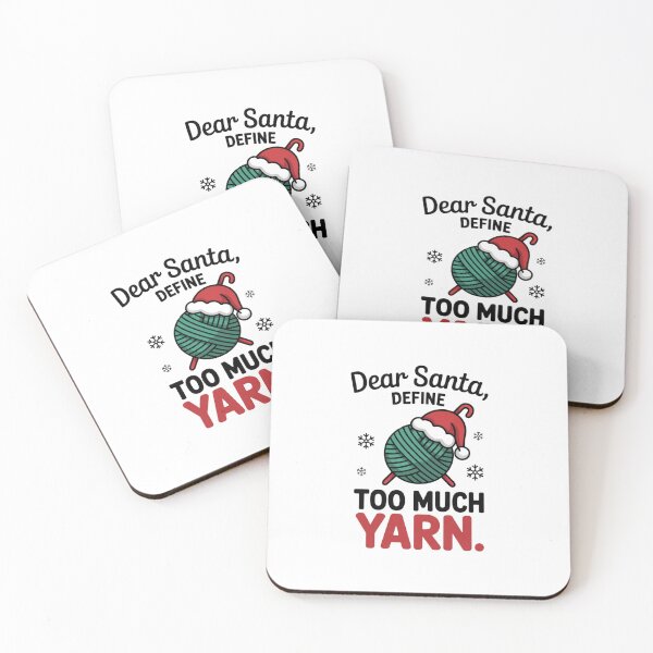 Item preview, Funny Christmas Yarn Addiction Gift Idea designed and sold by smilesupplyco..