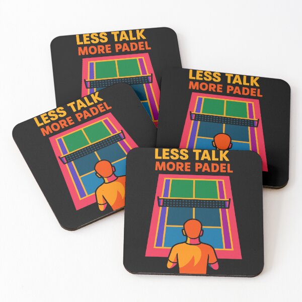 Item preview, Less Talk More Padel Tennis Funny Design designed and sold by LuminOrb.