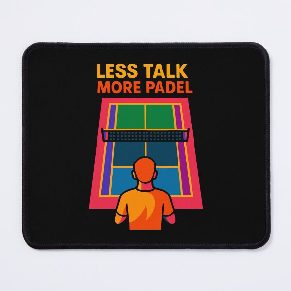Item preview, Less Talk More Padel Tennis Funny Design designed and sold by LuminOrb.