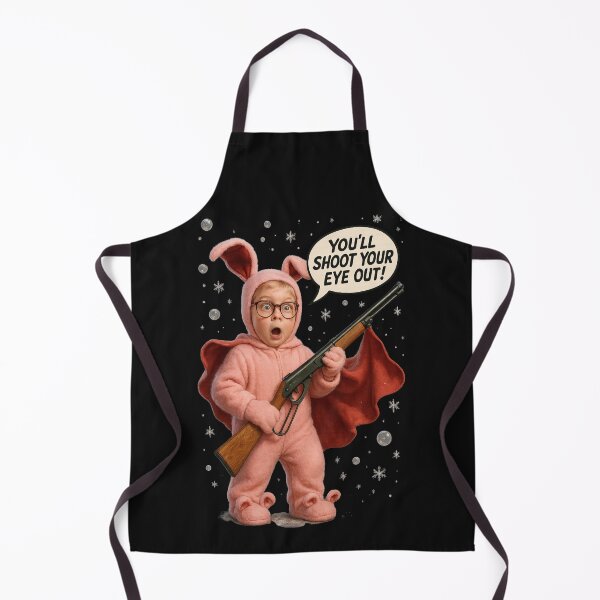 Item preview, A Christmas Story Ralphie Bunny Suit BB Gun Pun Shirt Sticker designed and sold by GeniePixel.