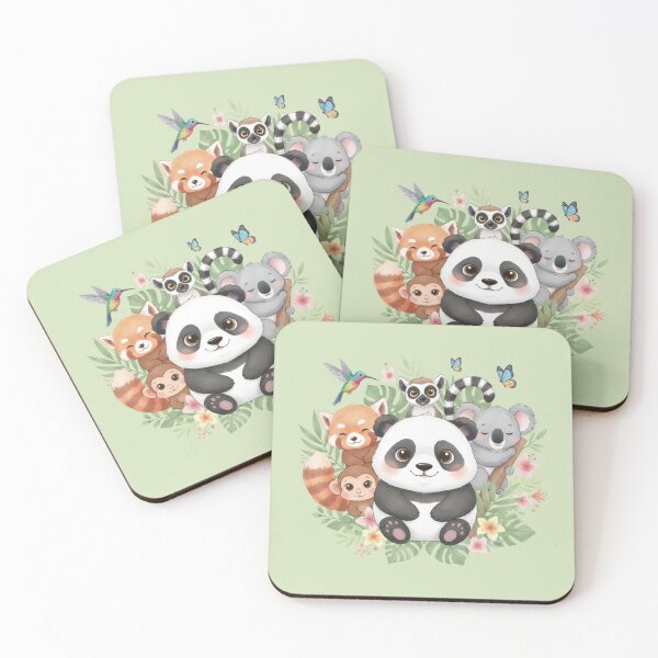 Item preview, Cute Jungle Animal Friends Squad designed and sold by 0606PM.