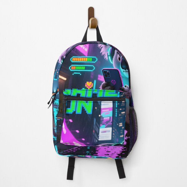 Item preview, Gamer Koala with Headphones Cyberpunk - Game On designed and sold by Koalangel.