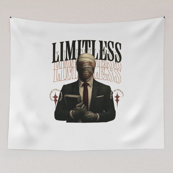 Item preview, Limitless Mind Power – Dark Suit Man Wrapped in Bandages | Limitless Motivation Poster designed and sold by SoulFlex.