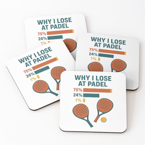 Item preview, Why I Lose At Padel Funny Sport Design designed and sold by LuminOrb.