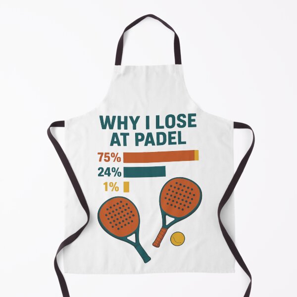 Artikelvorschau, Warum ich beim Padel verliere Lustiges Sportdesign entworfen und verkauft von LuminOrb.