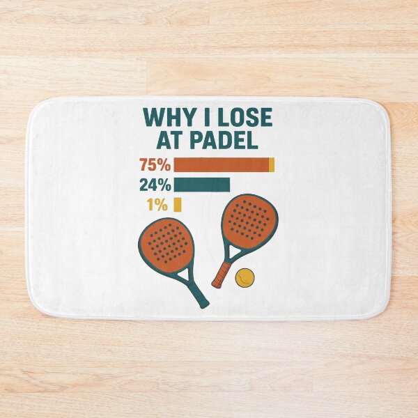 Item preview, Why I Lose At Padel Funny Sport Design designed and sold by LuminOrb.