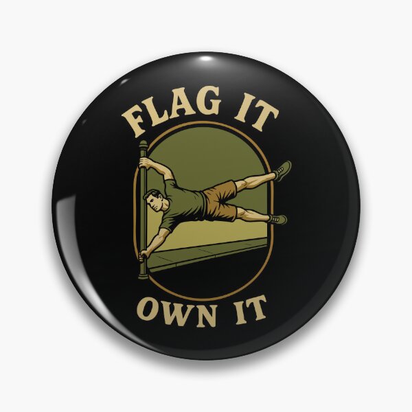 Item preview, Flag It Own It Calisthenics Fitness Gym Workout designed and sold by LuminOrb.