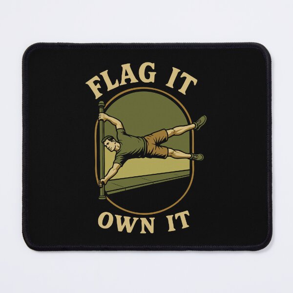 Item preview, Flag It Own It Calisthenics Fitness Gym Workout designed and sold by LuminOrb.