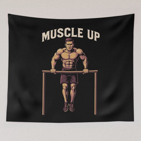 Item preview, Muscle Up Calisthenics Fitness Gym Training designed and sold by LuminOrb.