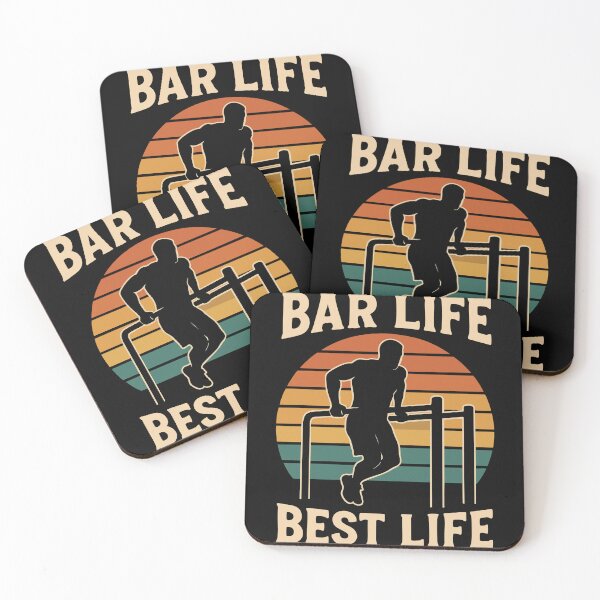 Item preview, Calisthenics Gym Training Bar Life Best Life designed and sold by LuminOrb.