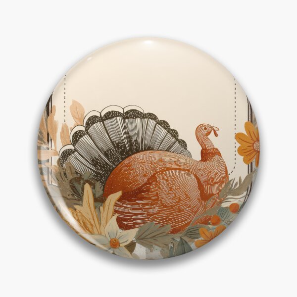 Item preview, Thanksgiving Flyer – Vintage Turkey Frame designed and sold by BennyPuppy.
