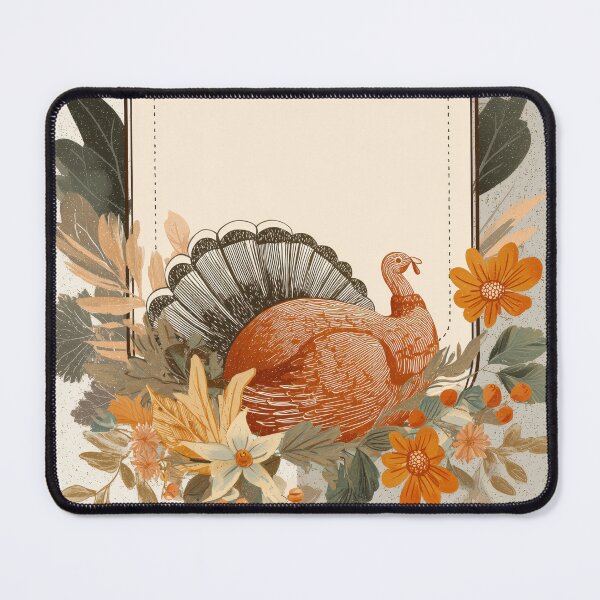Item preview, Thanksgiving Flyer – Vintage Turkey Frame designed and sold by BennyPuppy.