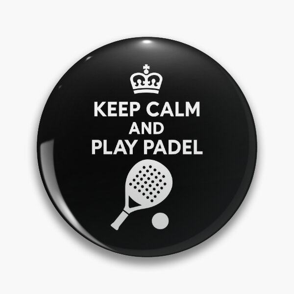 Artikelvorschau, Bleib ruhig und spiele Padel Paddle Tennis entworfen und verkauft von LuminOrb.