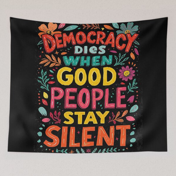 Item preview, Protect Democracy Protest Poster, No Kings Rally Day Protests Sign, Anti-Trump designed and sold by HuserPiri.