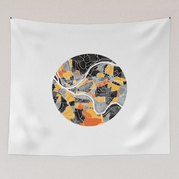 Item preview, Pittsburgh Map T-Shirt designed and sold by RyanJosephBer.