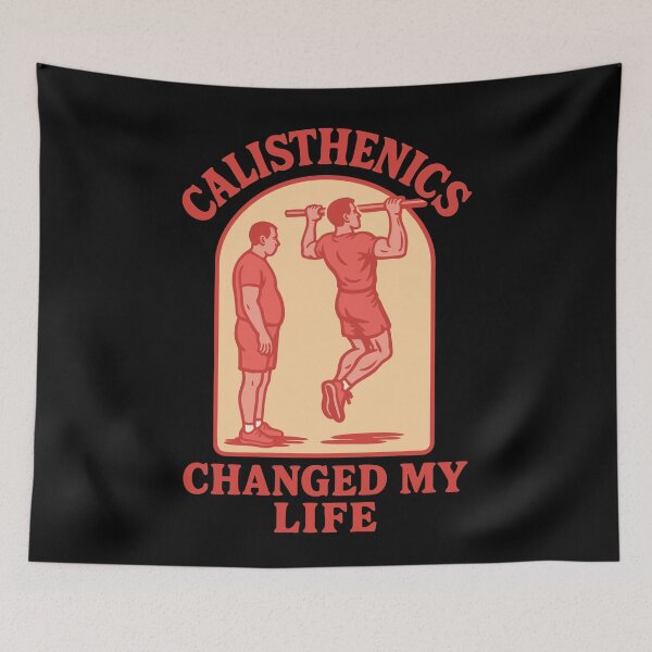 Item preview, Calisthenics Changed My Life Fitness Gym designed and sold by LuminOrb.