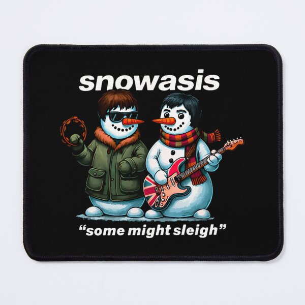 Item preview, SNOWASIS Some Might Sleigh Snowman Rock Band designed and sold by jillianhanna.